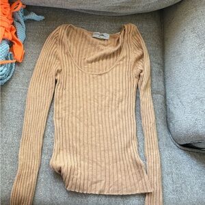 UO Sage Scoop-Neck Pullover Sweater